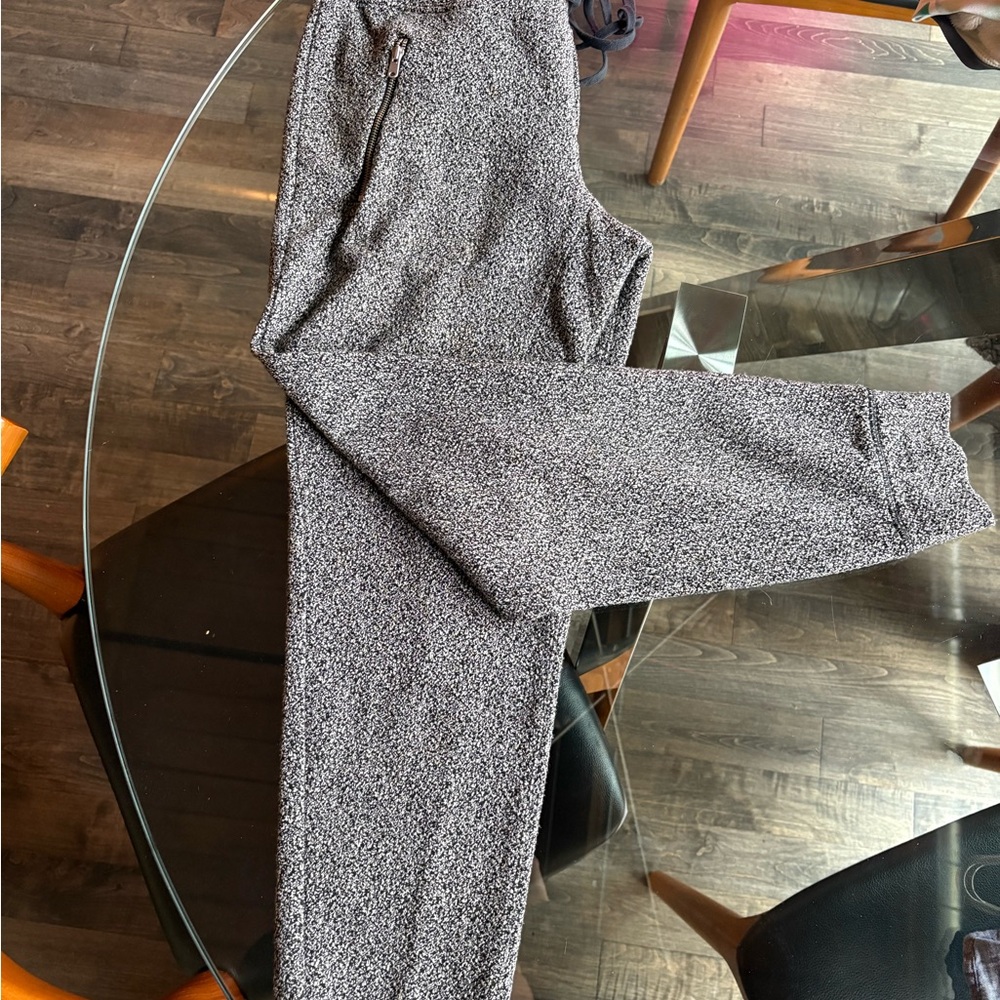 Gray Textured Joggers